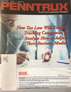 Frank Botta feature article in PennTrux Magazine Jan 2018