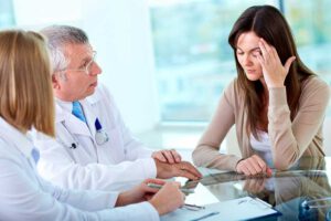 patient with doctors