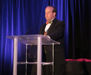 Frank Botta makes his final address as President of the TLA at the 2018 Annual Conference.